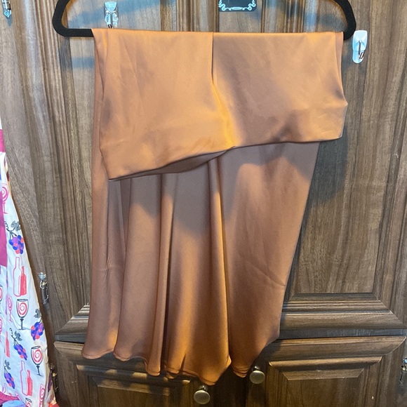 Tan stain skirt size 14 banana republic factory - Picture 2 of 2